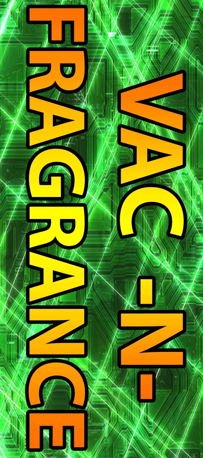 Green circuit fragrance decal