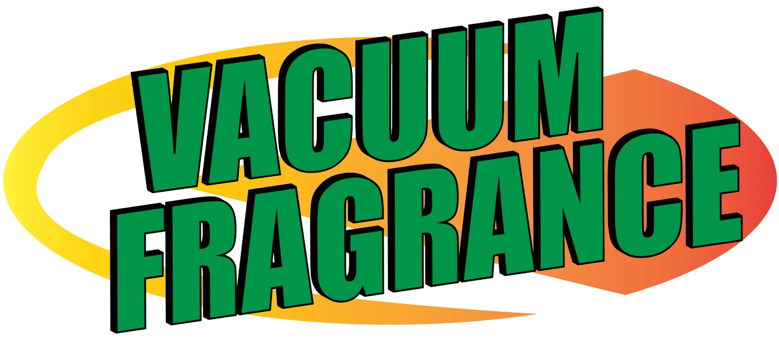 Orange and green fragrance decal
